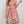Clasi V-Neck Short Sleeve Floral Print Dress (Dusty Pink)