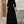Women's Floral Embroidery Lapel Collar 3/4 Sleeve Dress (Black)