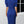Clasi Ladies' Colorblock Short Puff Sleeve Dress (Royal Blue)