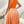 Lady Graphic Print Patchwork Flare Hem Dress (Orange)