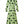 Clasi Fashionable Polka Dot Printed Long Dress With Cinched Waist (Green)