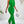 2 In 1 Jumpsuit With Irregular Ruffled Edges, Sleeveless Vest and Straight Leg (Green)