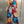 LUNE Casual Tie Dye Striped Wide Leg Halter Jumpsuit (Multicolor)