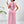 Lady Solid Color Vertical Feeling Jumpsuit (Pink)