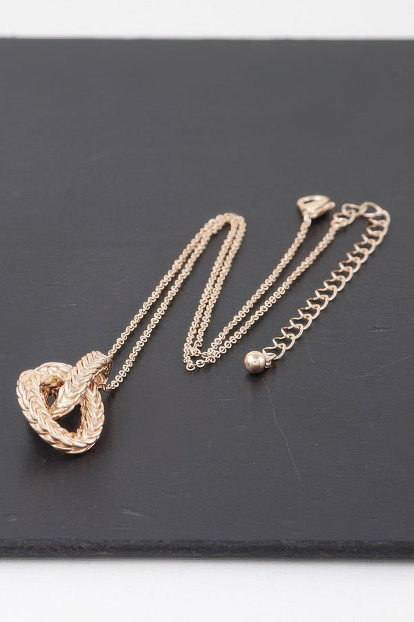 Braided Interweave Pendant Necklace - | SmartBuyApparel