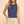 Button Detail Contrast Binding Stripe Tank Top - | SmartBuyApparel