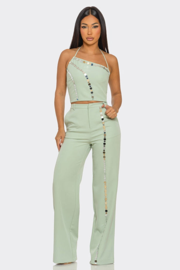 Christine Pants Set - Women's set - SmartBuyApparel