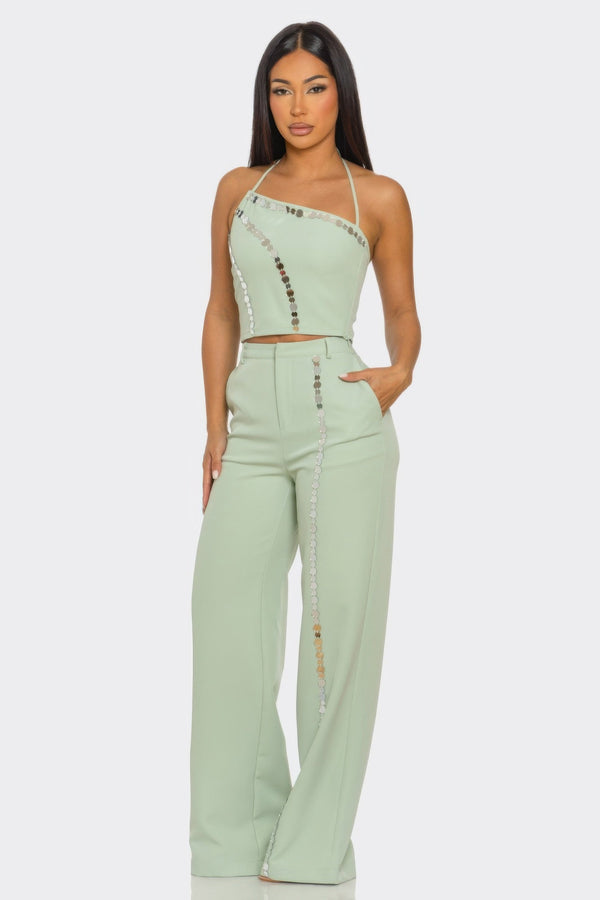 Christine Pants Set - Women's set - SmartBuyApparel