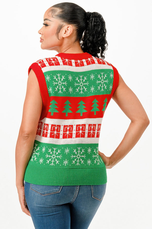 Christmas Vest Sweater - SmartBuyApparel