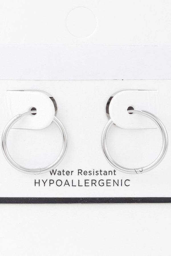 Classic Shiny Hoop Earrings - | SmartBuyApparel