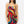 Crossed Back Marble Print Multicolor Midi Dress - Dress - SmartBuyApparel