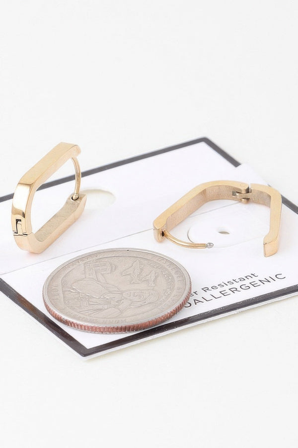 Delicate Link Chain Oval Earrings - | SmartBuyApparel