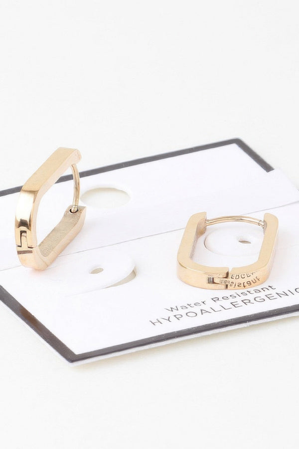 Delicate Link Chain Oval Earrings - | SmartBuyApparel