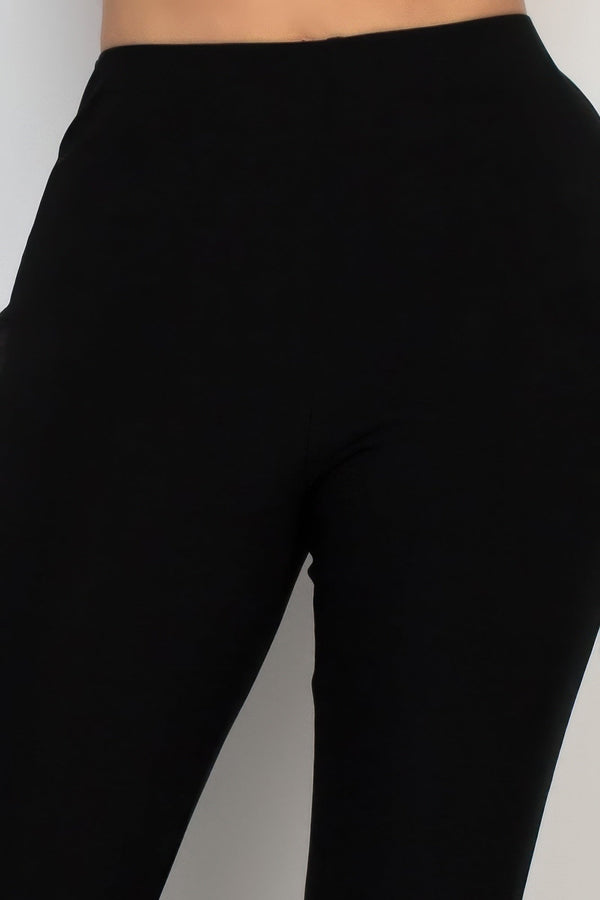 Fit And Flare Elastic Casual Pants - Women's Pants - SmartBuyApparel