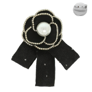 Flower Ribbon Brooch Pin - | SmartBuyApparel