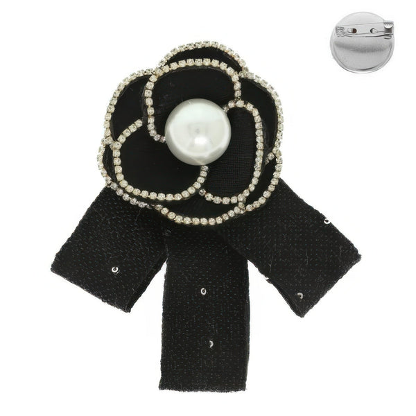 Flower Ribbon Brooch Pin - | SmartBuyApparel