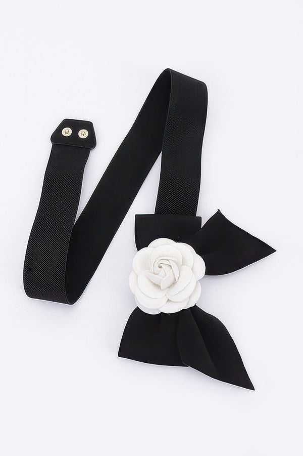 Flower Ribbon Elastic Belt - | SmartBuyApparel