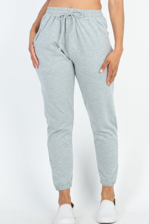 French Terry Jogger Pants - Women's Pants - SmartBuyApparel