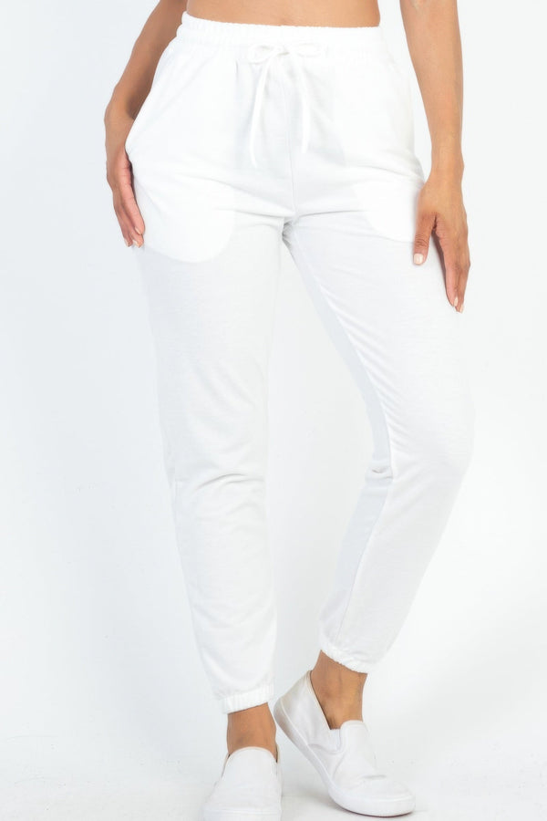 French Terry Jogger Pants - Women's Pants - SmartBuyApparel