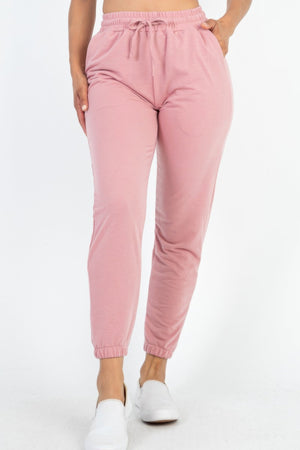 French Terry Jogger Pants - Women's Pants - SmartBuyApparel