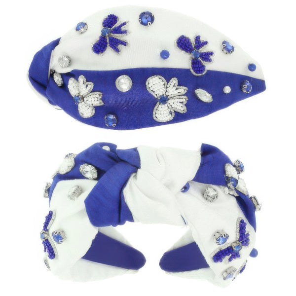 Game Day Bow Top Knotted Headband - | SmartBuyApparel