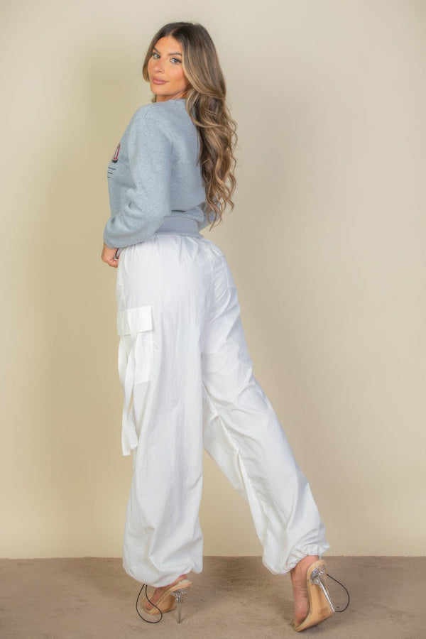 Graphic Drop Shoulder Sweatshirt - women's sweatshirt - SmartBuyApparel