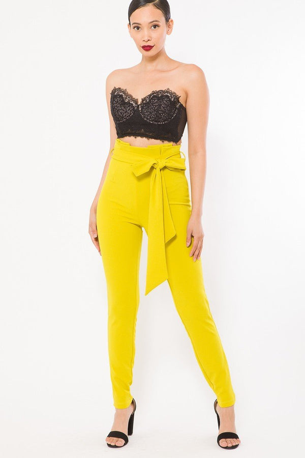 High Waist Fashion Skinny Pants - Pants - SmartBuyApparel