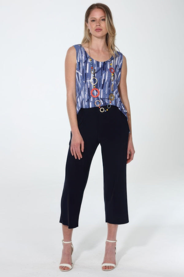 HIT Wide Leg Ankle Length Pants - Women's Pants - SmartBuyApparel