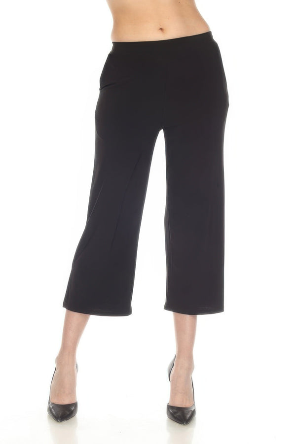 HIT Wide Leg Ankle Length Pants - Women's Pants - SmartBuyApparel