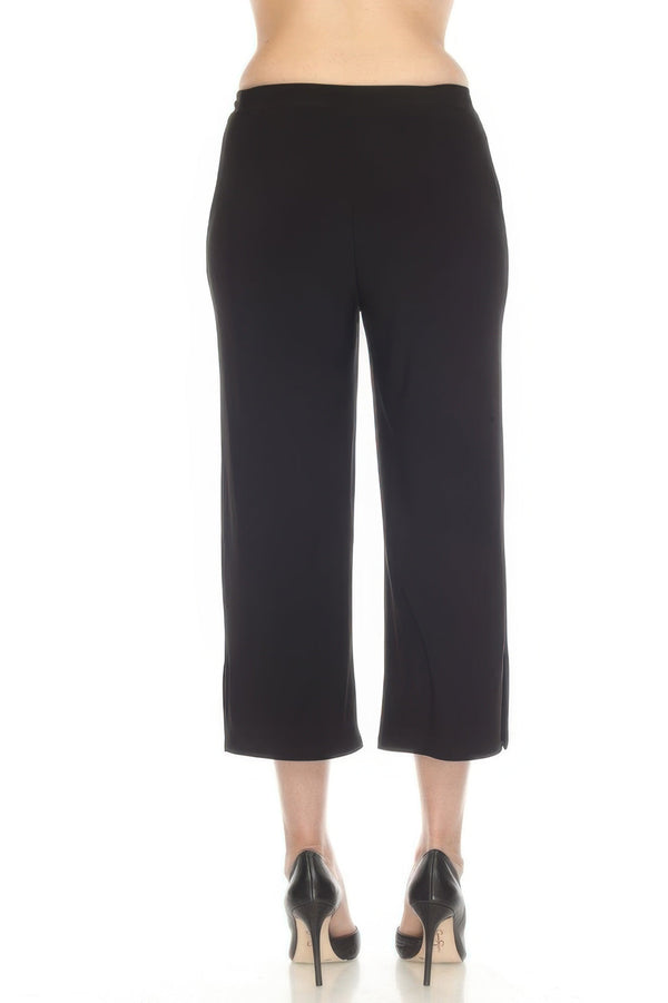HIT Wide Leg Ankle Length Pants - Women's Pants - SmartBuyApparel