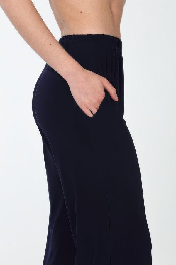 HIT Wide Leg Ankle Length Pants - Women's Pants - SmartBuyApparel