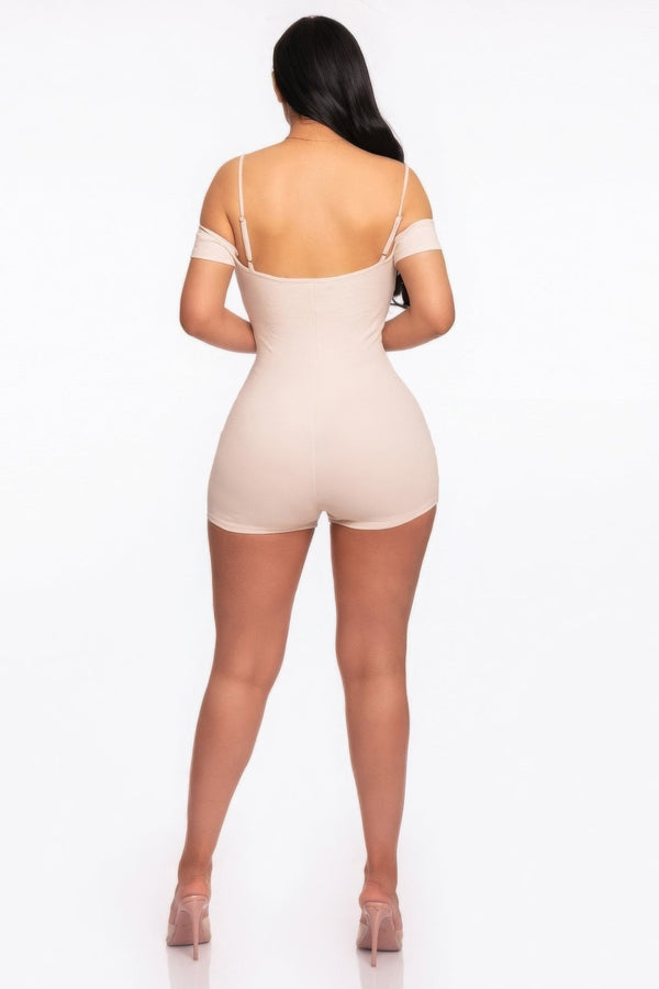 Infinity Off - shoulder Knitted Rompers - Romper - SmartBuyApparel