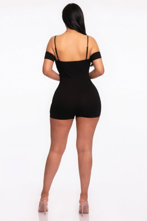 Infinity Off - shoulder Knitted Rompers - Romper - SmartBuyApparel