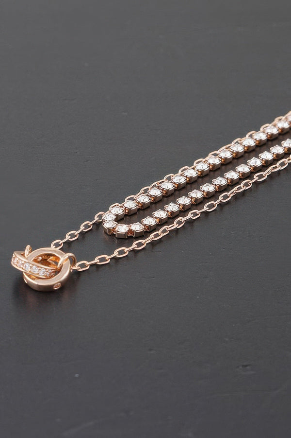 Interlinked Ring Chain Necklace - | SmartBuyApparel