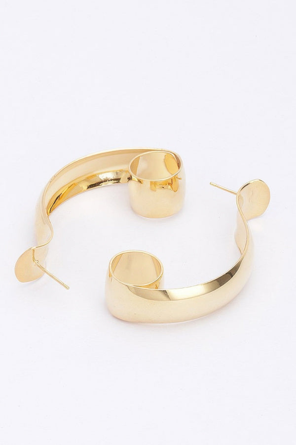 Metal Hoop Earrings - | SmartBuyApparel