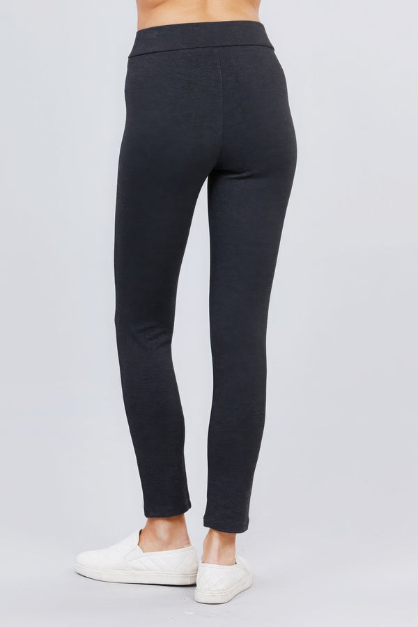 Mid - Rise Ponte Pants - Women's Pants - SmartBuyApparel