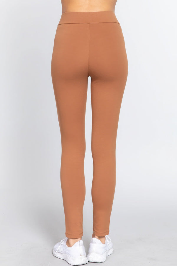 Mid - Rise Ponte Pants - Women's Pants - SmartBuyApparel