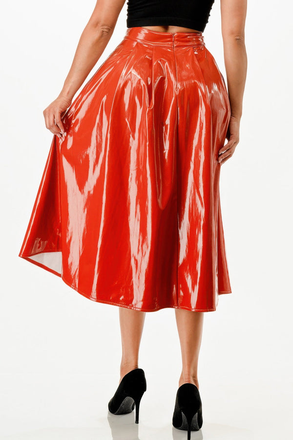 Midi Skirt With Pockets - Skirt - SmartBuyApparel