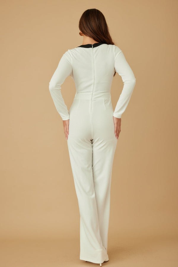 Mirror Stone Long Layer Jumpsuit - Jumpsuit - SmartBuyApparel