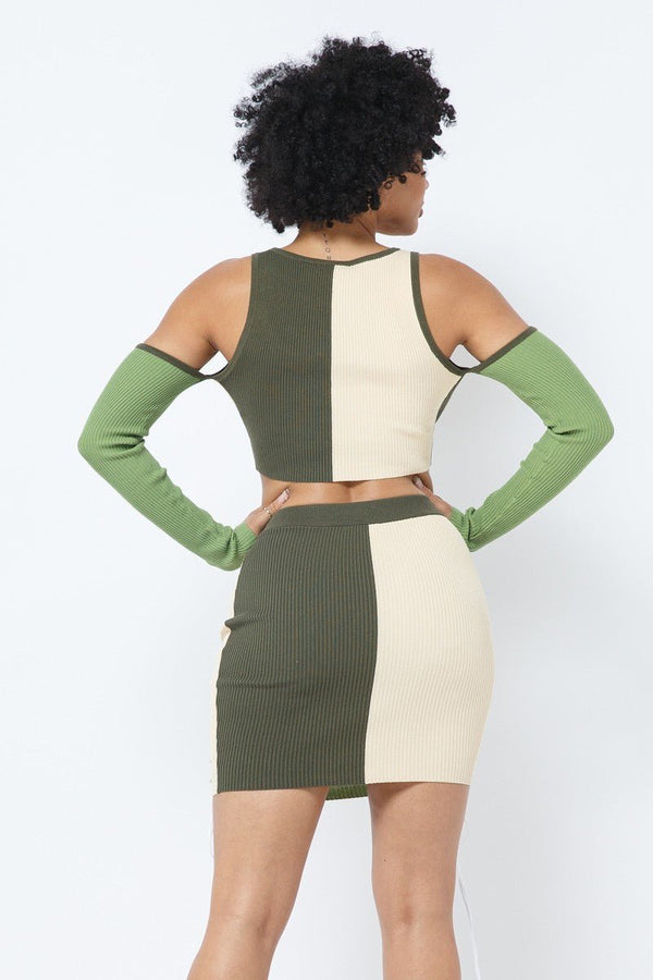 Multi - Color Block Set - Women's set - SmartBuyApparel