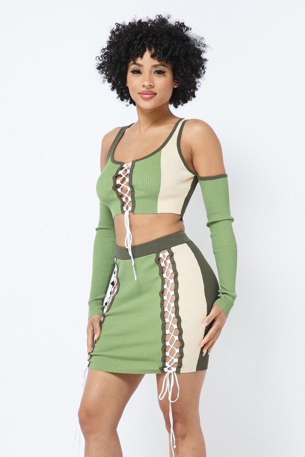 Multi - Color Block Set - Women's set - SmartBuyApparel