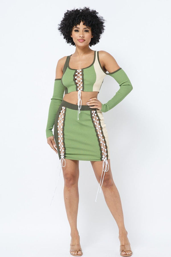 Multi - Color Block Set - Women's set - SmartBuyApparel