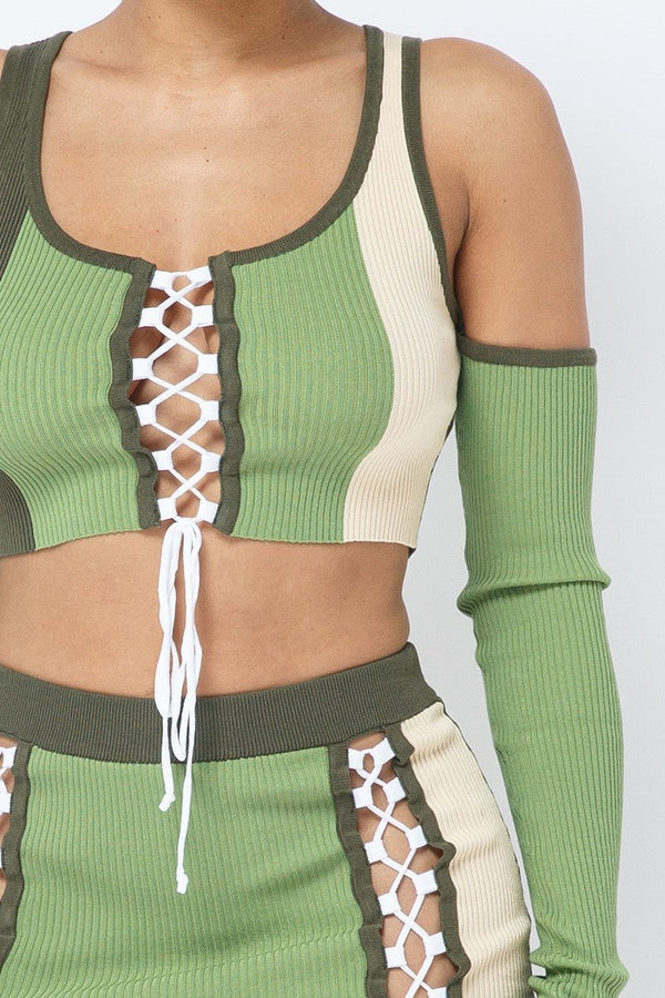 Multi - Color Block Set - Women's set - SmartBuyApparel