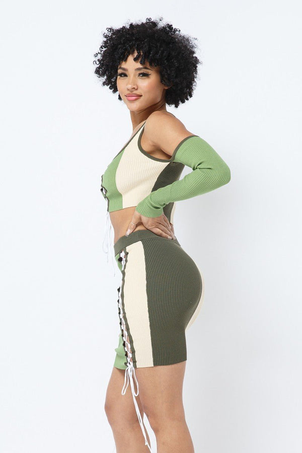 Multi - Color Block Set - Women's set - SmartBuyApparel