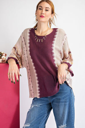Multi - Color Thread Sweater - Women's sweater - SmartBuyApparel