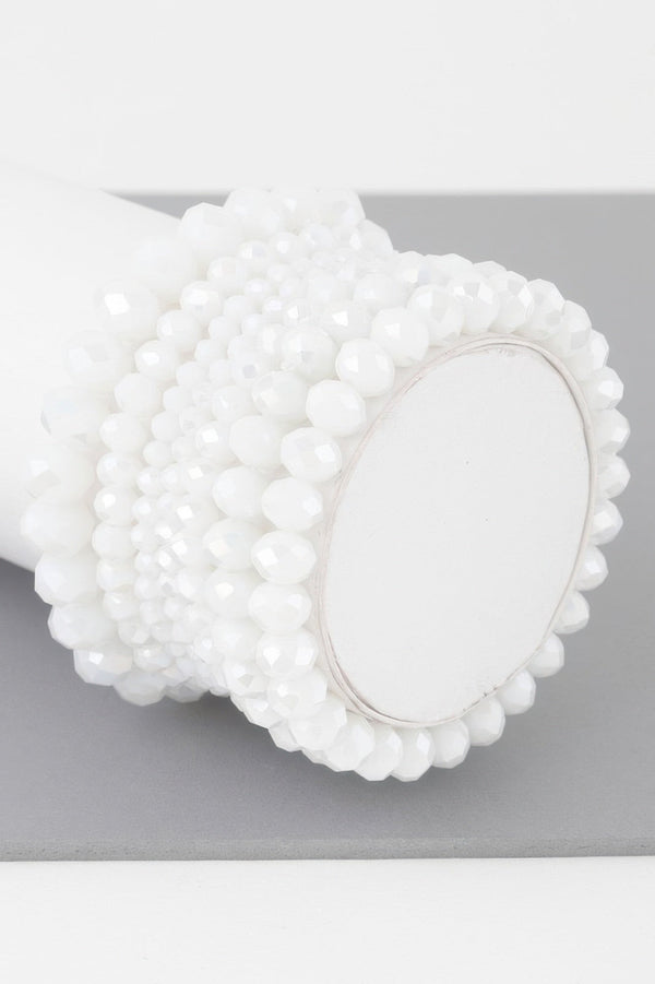 Multi Crystal Beaded Bracelet - | SmartBuyApparel