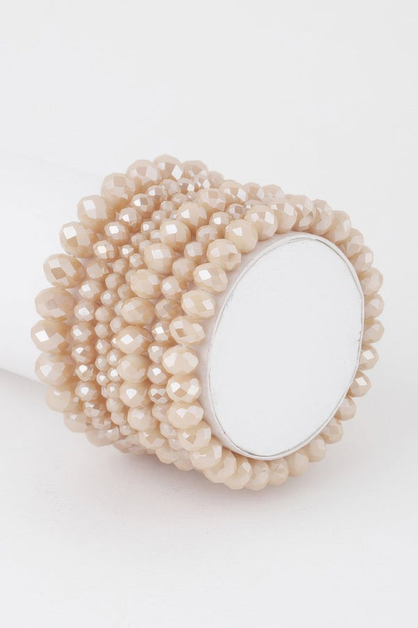 Multi Crystal Beaded Bracelet - | SmartBuyApparel
