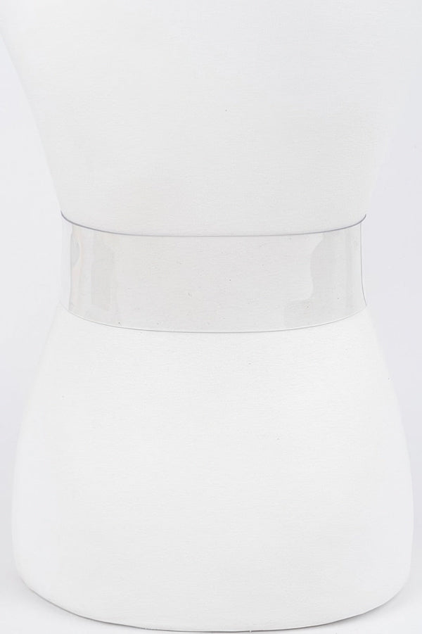 Multi Rhinestone Buckle Clear Plus Size Belt - | SmartBuyApparel