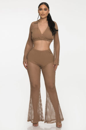 Party Shimmer Cover - Up Set - Women's set - SmartBuyApparel