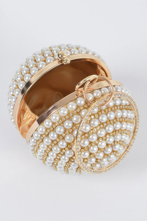 Pearl Ball Clutch - | SmartBuyApparel